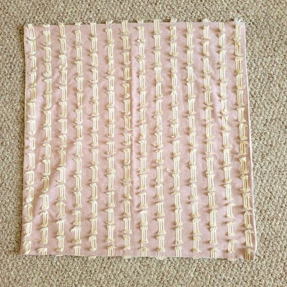 Anthropologie Pillow Sham Pink 26x26 - Picture 1 of 8